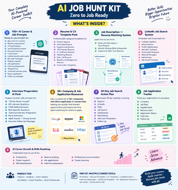 Ultimate AI Career Guide(Zero to Job Crack)